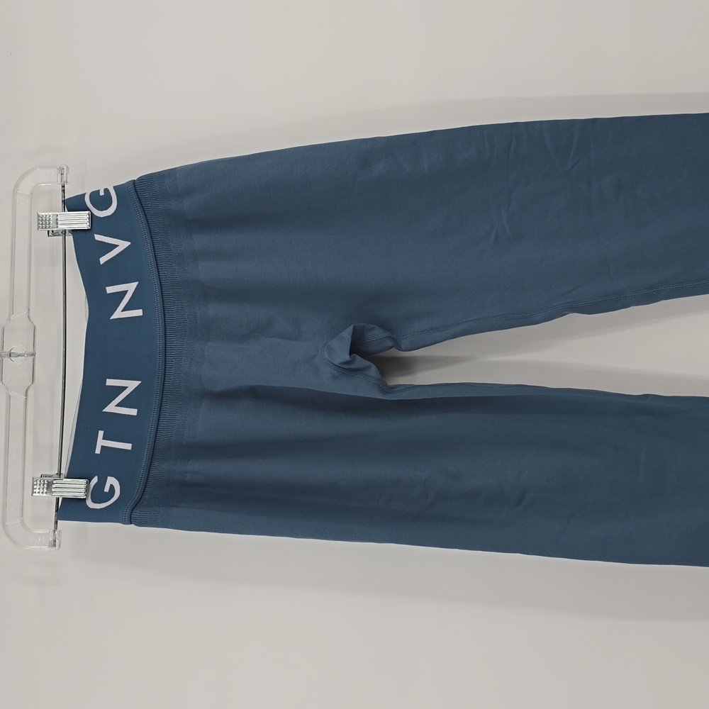 NVGTN Navigation Seamless Sport Leggings Blue Size L - Picture 2 of 7